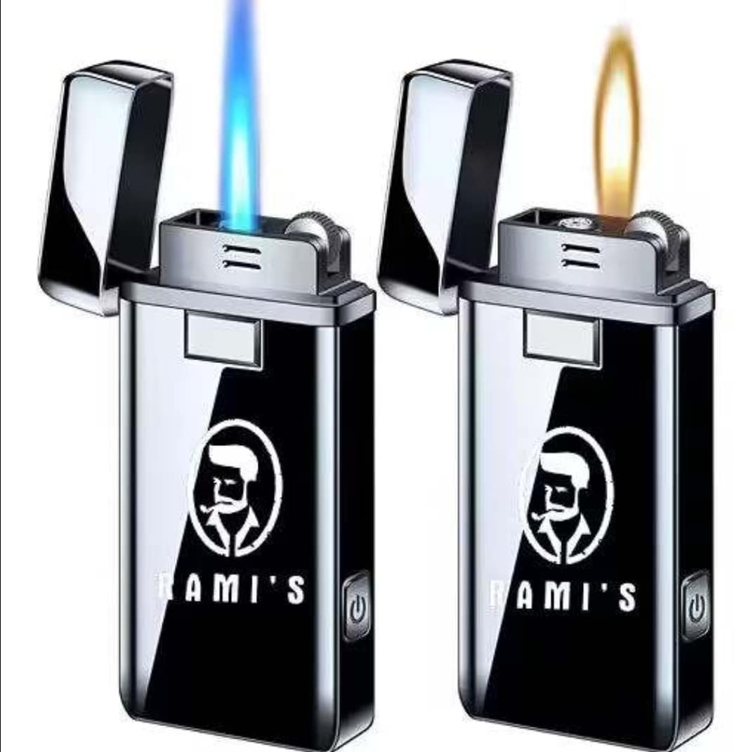 Rami’s Multi-function dual flame lighter with flashlight