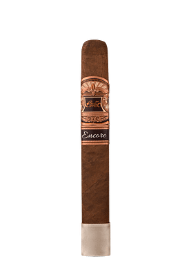 An E.P. Carrillo Encore cigar featuring a smooth, rich wrapper and a sleek, elegant band, showcasing its premium craftsmanship and full-bodied appeal