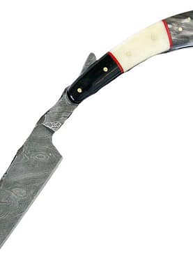 10" Damascus Steel Sharp Razor Blade