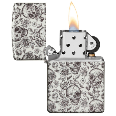 Floral skulls lighter - Image 3