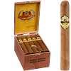 Single Baccarat Natural cigar displayed in front of an open box filled with matching cigars