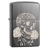Fancy Skull Laser Engraved Black Ice