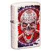 Mercury Glass Sugar Skull And Crossbones Lighter