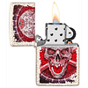 Mercury Glass Sugar Skull And Crossbones Lighter - Image 3