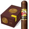 La Gloria Cubana Serie R cigar and closed box featuring bold red and gold branding and robust cigar presentation