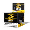Open box of Al Capone Sweets cigars with individual cigars neatly arranged inside, featuring their signature sweet flavor and smooth wrappers