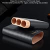 Rami’s triple cigar leather travel case - Image 5