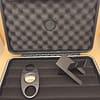 Sea zephyr 5 cigar travel humidor with cigar tee and cutter