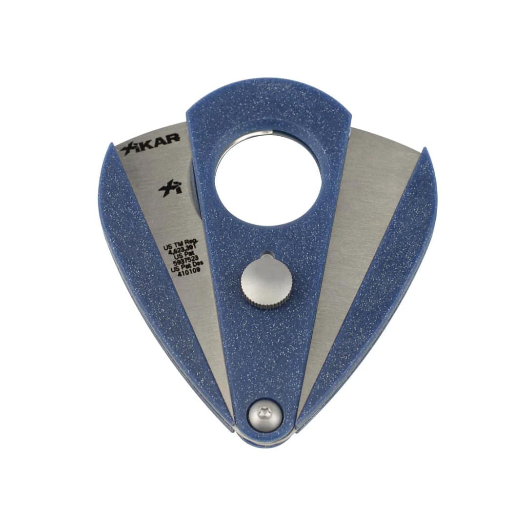 XIKAR Xi2 cigar cutter with stainless steel blades and ergonomic design.