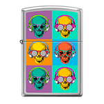 PK Collection Clored Skulls With Galsses