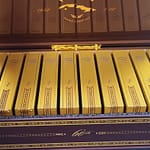 Open box of Padrón 1964 Anniversary 60th Maduro Limited Edition cigars with dark wrappers and signature bands