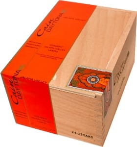 Sealed box of Cain Daytona cigars, representing smooth and refined medium-bodied blends.