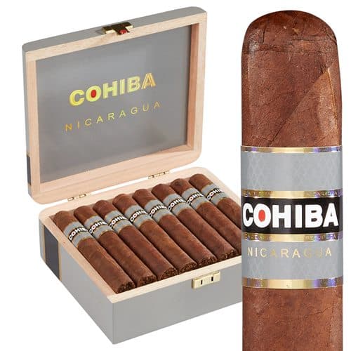 Cohiba Nicaragua premium cigar with dark Nicaraguan Oscuro wrapper
