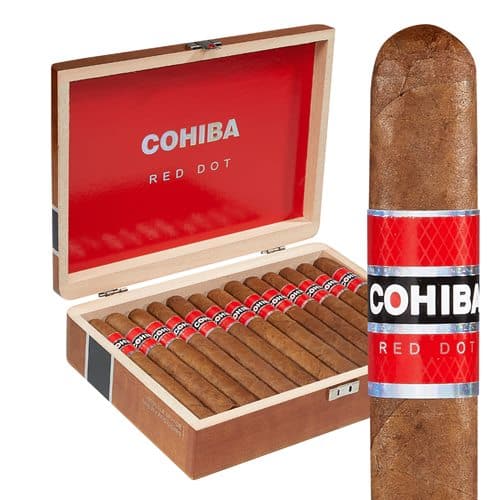 Cohiba Red Dot premium cigar with Cameroon wrapper
