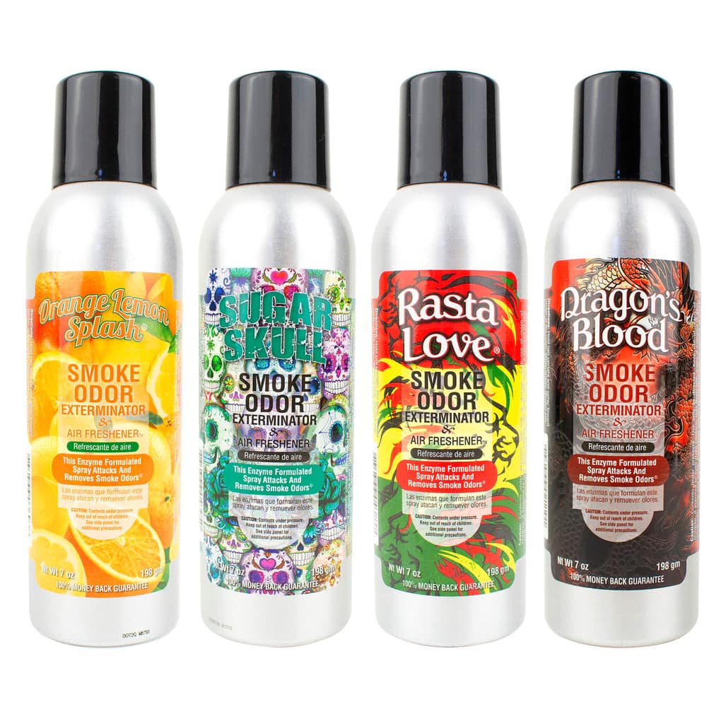 Smoke odor removal spray