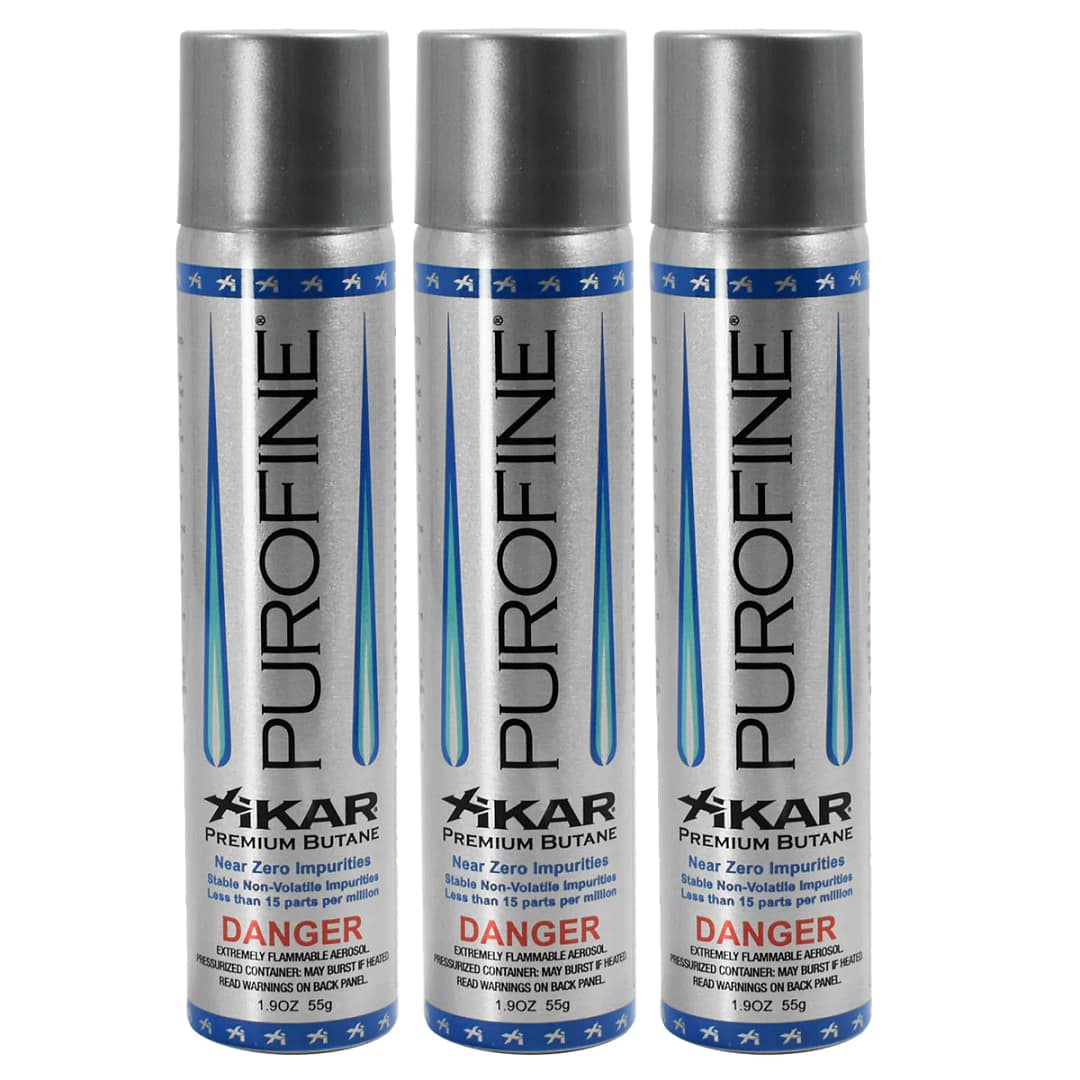 XIKAR® Premium Butane 100ml, 3-pack for lighters