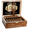 Open box of Arturo Fuente Don Carlos cigars with dark Cameroon wrappers and red-and-gold bands displayed in a cedar-lined presentation.