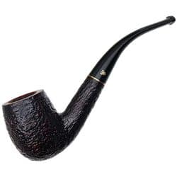 Savinelli Roma (606 KS) pipe with a rusticated dark brown bowl, smooth rim, and signature acrylic stem with 6mm filter option.
