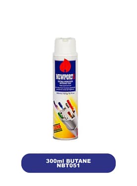 Single can of Newport Zero Butane 300ml standing upright