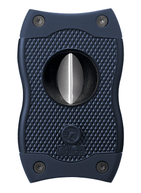 Colibri SV-Cut Cigar Cutter with dual stainless steel blades and ergonomic design for precision cuts.