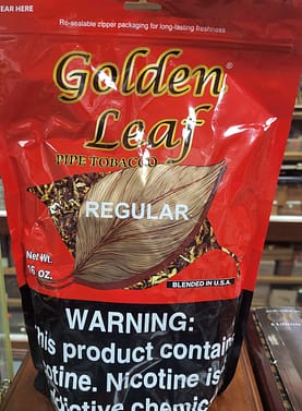 Golden Leaf Pipe Tobacco - 16 oz pouch with a rich, aromatic blend