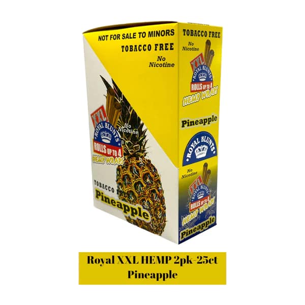Royal XXL Hemp Blunt Wraps 2pk- 25ct - Image 3