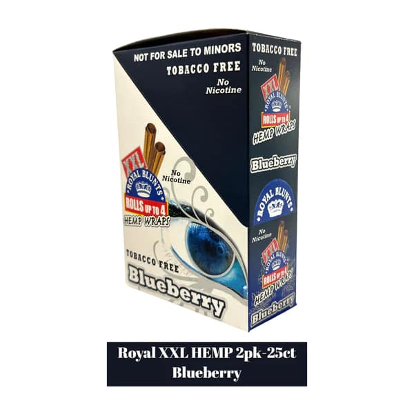 Royal XXL Hemp Blunt Wraps 2pk- 25ct - Image 8
