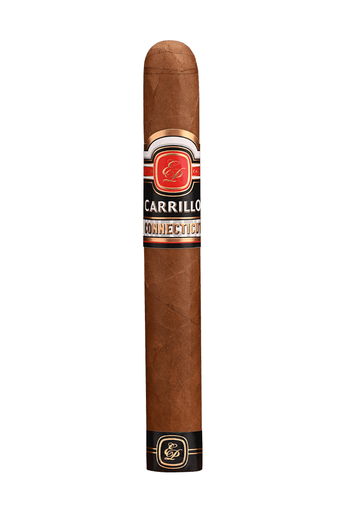 E.P. Carrillo Connecticut Toro single cigar displayed upright