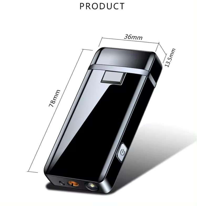 Rami’s Multi-function dual flame lighter with flashlight - Image 2