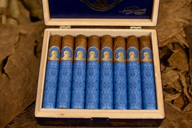 Aganorsa Leaf Arsenio cigar showcasing its rich, earthy wrapper and premium craftsmanship